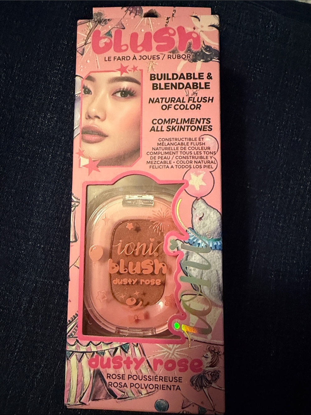 IONI “Beauty Fair” Parade Buildable & Blendable Travel Blush (Dusty Rose) NIB